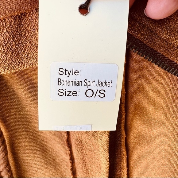 JADED GYPSY BOHO SPIRIT ZIP UP LONGLINE CROCHET JACKET OS - Picture 7 of 9